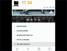 Tablet Screenshot of behobia-sansebastian.com